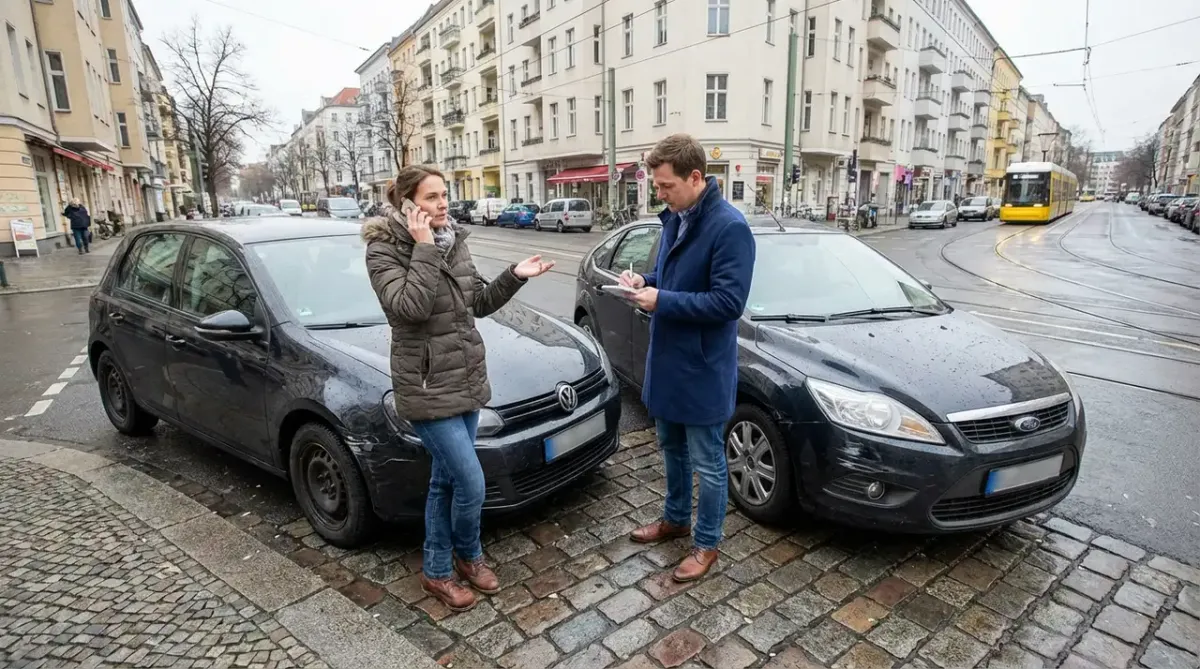 Was mache ich nach unverschuldetem Unfall